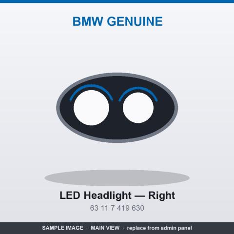 كشاف أمامي LED يمين — أصلي استيراد