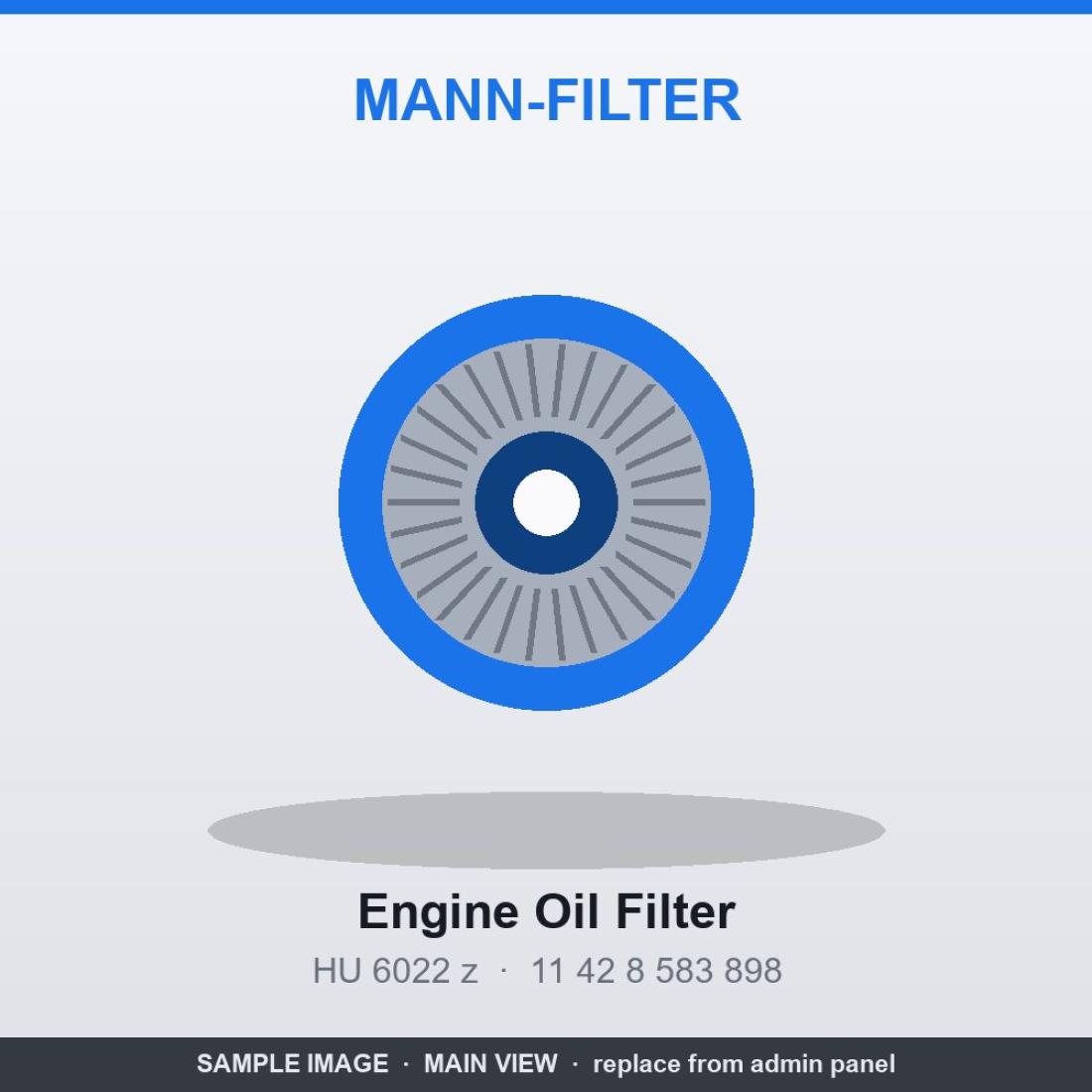 فلتر زيت موتور MANN لمحركات B38 / B48 / B58