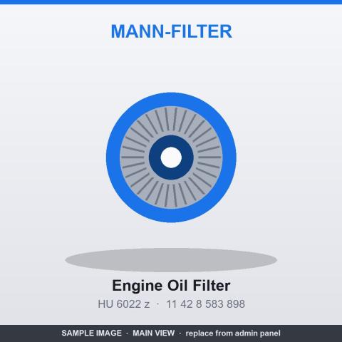 فلتر زيت موتور MANN لمحركات B38 / B48 / B58