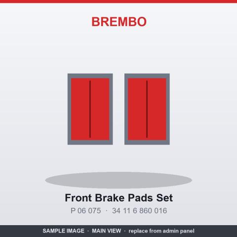 طقم تيل فرامل أمامي Brembo